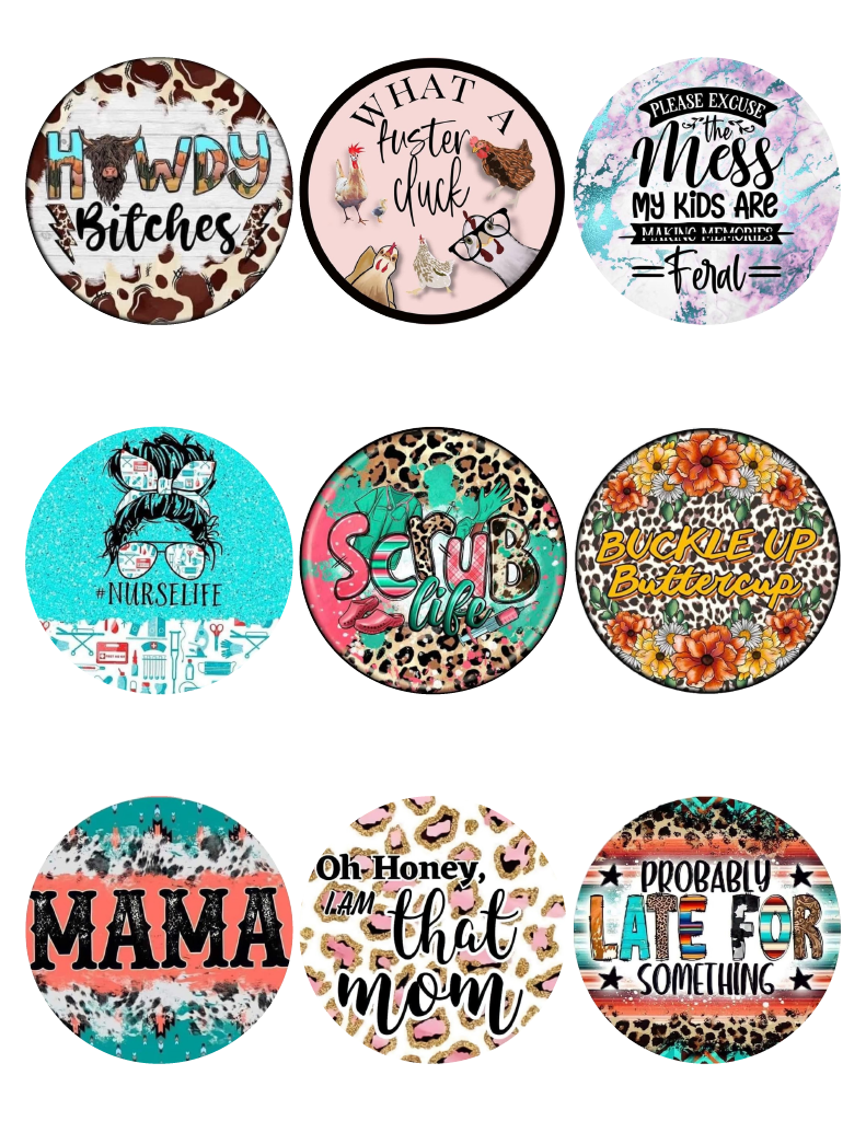 Design Your Own Freshie – Custom 3 Inch circle, Scent & Image