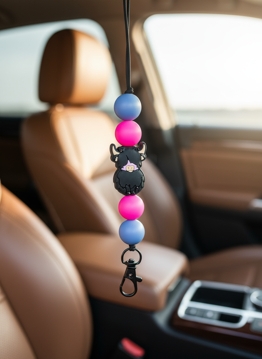 Highland Cow Freshie Hanger in new setting